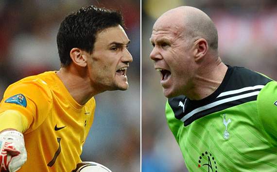 lloris-friedel-tottenham Hugo Lloris et Brad Friedel de Tottenham